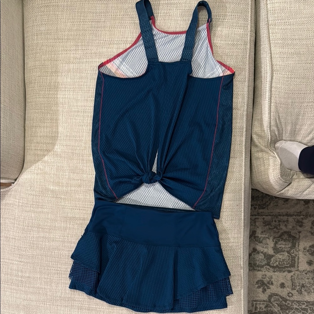 Lucky in Love tennis skirt and top - Picture 2 of 5